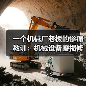 一个机械厂老板的惨痛教训：机械设备磨损修复千万别等（图1）