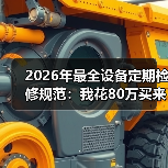 2026年最全设备定期检修规范:我花80万买来的5个教训(图3) 2026年最全设备定期检修规范:我花80万买来的5个教训(图3)