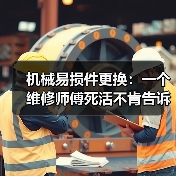 机械易损件更换:一个维修师傅死活不肯告诉你的潜规则(图3) 机械易损件更换:一个维修师傅死活不肯告诉你的潜规则(图3)