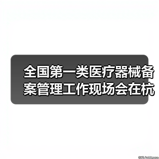 全国第一类医疗器械备案管理工作现场会在杭州召开(图3) 全国第一类医疗器械备案管理工作现场会在杭州召开(图3)