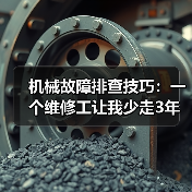 机械故障排查技巧：一个维修工让我少走3年弯路（图1）