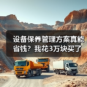 设备保养管理方案真能省钱?我花3万块买了个教训(图1) 设备保养管理方案真能省钱?我花3万块买了个教训(图1)