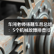 车间老师傅翻车后总结:5个机械故障排查技巧(图4) 车间老师傅翻车后总结:5个机械故障排查技巧(图4)