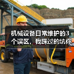 机械设备日常维护的3个误区，我踩过的坑你别再踩了（图3）