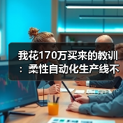 我花170万买来的教训:柔性自动化生产线不是越贵越好(图4) 我花170万买来的教训:柔性自动化生产线不是越贵越好(图4)