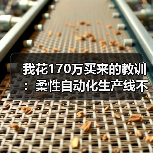 我花170万买来的教训:柔性自动化生产线不是越贵越好(图3) 我花170万买来的教训:柔性自动化生产线不是越贵越好(图3)