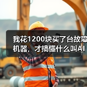 我花1200块买了台故障机器,才搞懂什么叫AI赋能机械设备(图1) 我花1200块买了台故障机器,才搞懂什么叫AI赋能机械设备(图1)