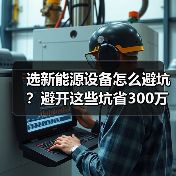 选新能源设备怎么避坑?避开这些坑省300万(图1) 选新能源设备怎么避坑?避开这些坑省300万(图1)