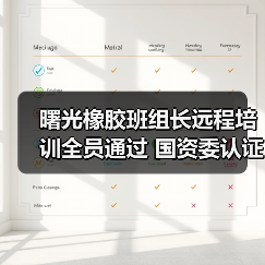 曙光橡胶班组长远程培训全员通过 国资委认证创佳绩(图4) 曙光橡胶班组长远程培训全员通过 国资委认证创佳绩(图4)