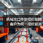 机械出口外贸报价陷阱:客户为何一报价就消失?(图1) 机械出口外贸报价陷阱:客户为何一报价就消失?(图1)
