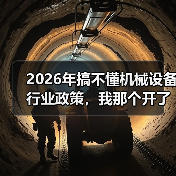 2026年搞不懂机械设备行业政策，我那个开了3年厂的朋友差点关门（图2）