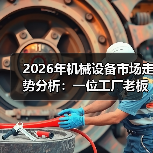 2026年机械设备市场走势分析：一位工厂老板的亏损与自救（图1）