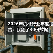 2026年机械行业年度报告:我翻了30份数据,发现了3个反常识信号(图4) 2026年机械行业年度报告:我翻了30份数据,发现了3个反常识信号(图4)