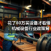 花了80万买设备才看懂:机械设备行业政策背后那点事(图3) 花了80万买设备才看懂:机械设备行业政策背后那点事(图3)