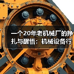一个20年老机械厂的挣扎与醒悟:机械设备行业趋势(图1) 一个20年老机械厂的挣扎与醒悟:机械设备行业趋势(图1)
