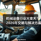 机械设备行业大变天?2026年交期与解决方案成关键(图4) 机械设备行业大变天?2026年交期与解决方案成关键(图4)