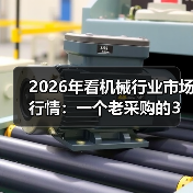 2026年看机械行业市场行情：一个老采购的3个真实观察（图2）