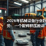 2026年机械设备行业趋势:一个配件积压教训换来的3个判断(图1) 2026年机械设备行业趋势:一个配件积压教训换来的3个判断(图1)