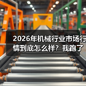 2026年机械行业市场行情到底怎么样?我跑了一圈工厂后傻眼了(图2) 2026年机械行业市场行情到底怎么样?我跑了一圈工厂后傻眼了(图2)