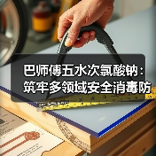 巴师傅五水次氯酸钠:筑牢多领域安全消毒防线(图3) 巴师傅五水次氯酸钠:筑牢多领域安全消毒防线(图3)