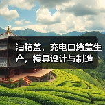 油箱盖，充电口堵盖生产，模具设计与制造（图2）
