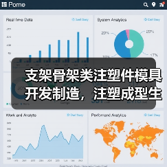 支架骨架类注塑件模具开发制造，注塑成型生产加工（图3）