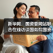 新华网，国资委网站联合在线访谈国务院国资委主任李荣融（图2）