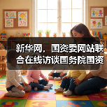 新华网，国资委网站联合在线访谈国务院国资委主任李荣融（图4）