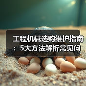工程机械选购维护指南:5大方法解析常见问题与省钱技巧(图2) 工程机械选购维护指南:5大方法解析常见问题与省钱技巧(图2)