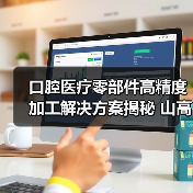 口腔医疗零部件高精度加工解决方案揭秘 山高刀具技术解析(图2) 口腔医疗零部件高精度加工解决方案揭秘 山高刀具技术解析(图2)