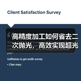 高精度加工如何省去二次抛光,高效实现超光滑曲面(图3) 高精度加工如何省去二次抛光,高效实现超光滑曲面(图3)