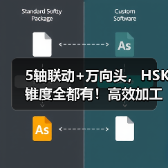 5轴联动+万向头,HSK锥度全都有!高效加工不设限(图2) 5轴联动+万向头,HSK锥度全都有!高效加工不设限(图2)