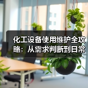 化工设备使用维护全攻略:从需求判断到日常保养(图1) 化工设备使用维护全攻略:从需求判断到日常保养(图1)