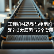 工程机械选型与使用难题?3大原因与5个实用解决方法(图2) 工程机械选型与使用难题?3大原因与5个实用解决方法(图2)
