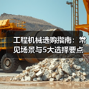 工程机械选购指南:常见场景与5大选择要点(图2) 工程机械选购指南:常见场景与5大选择要点(图2)
