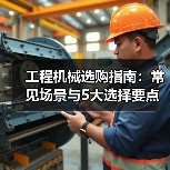 工程机械选购指南:常见场景与5大选择要点(图1) 工程机械选购指南:常见场景与5大选择要点(图1)