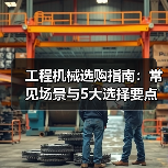 工程机械选购指南:常见场景与5大选择要点(图3) 工程机械选购指南:常见场景与5大选择要点(图3)